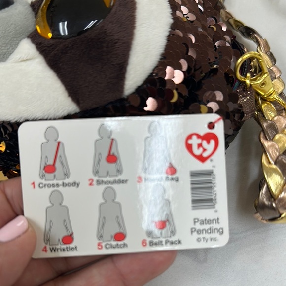 Kids Sequin Sloth Bag - Picture 5 of 8